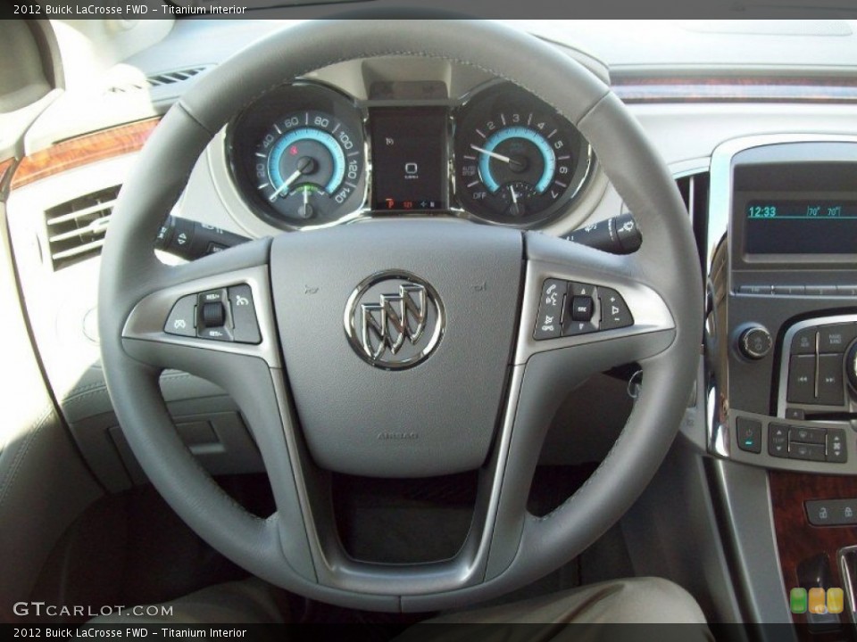 Titanium Interior Steering Wheel for the 2012 Buick LaCrosse FWD #59411711