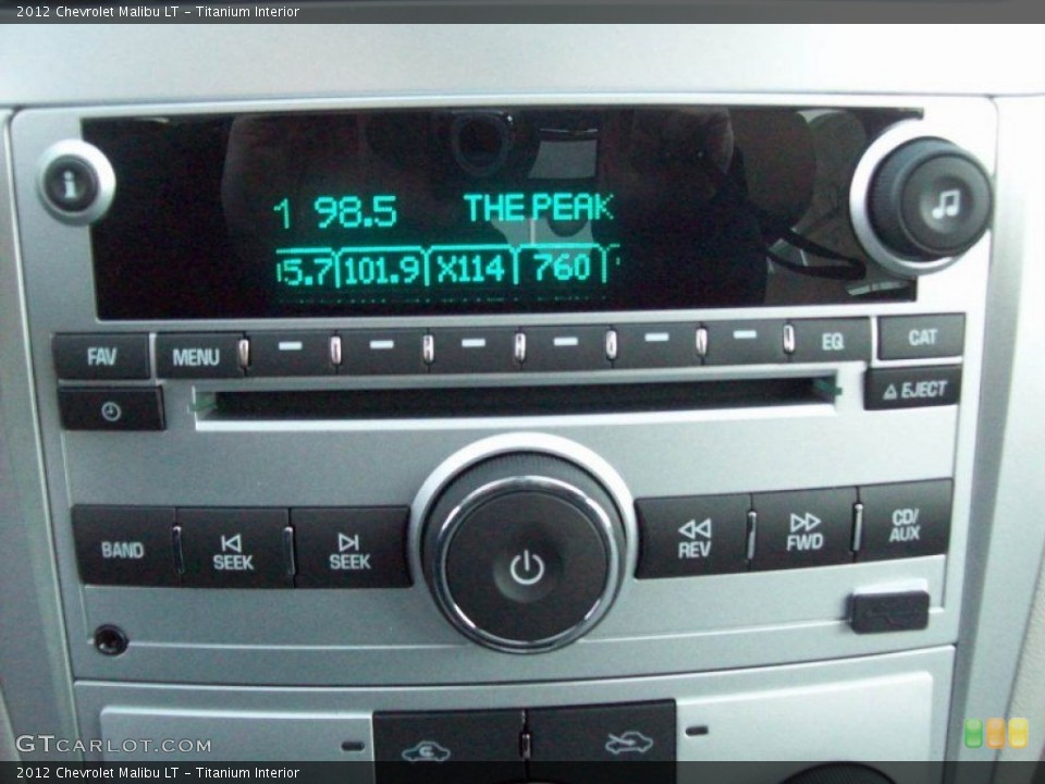 Titanium Interior Audio System for the 2012 Chevrolet Malibu LT #59411996