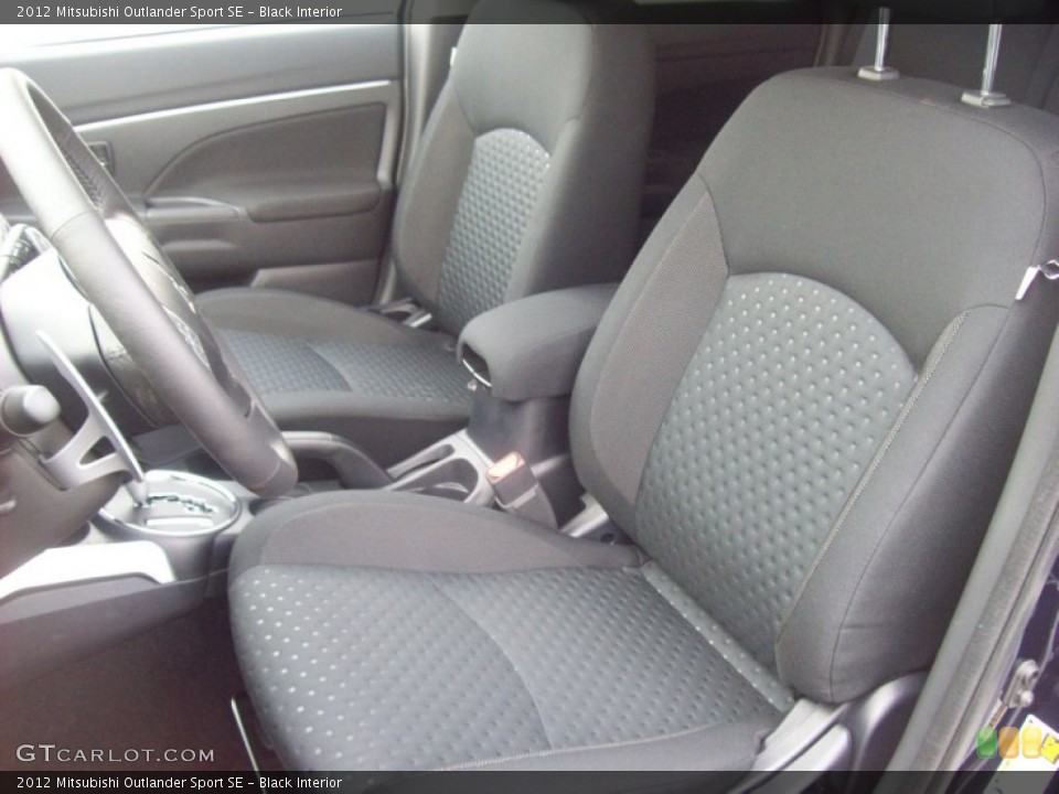 Black Interior Photo for the 2012 Mitsubishi Outlander Sport SE #59412683