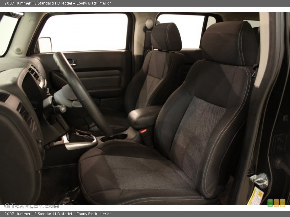 Ebony Black Interior Photo for the 2007 Hummer H3  #59417324