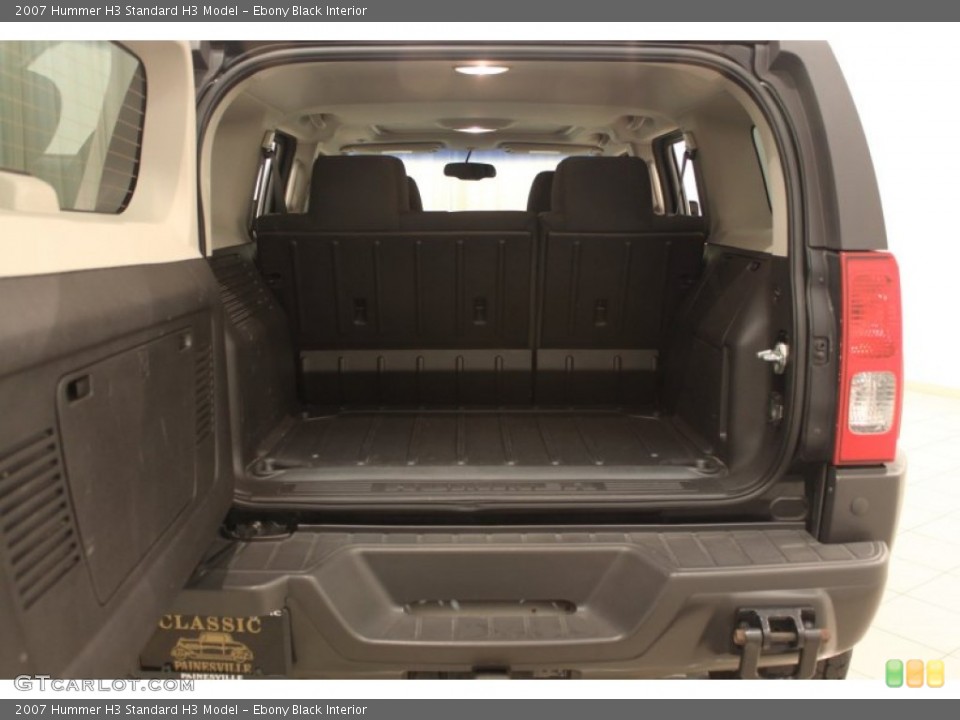 Ebony Black Interior Trunk for the 2007 Hummer H3  #59417417
