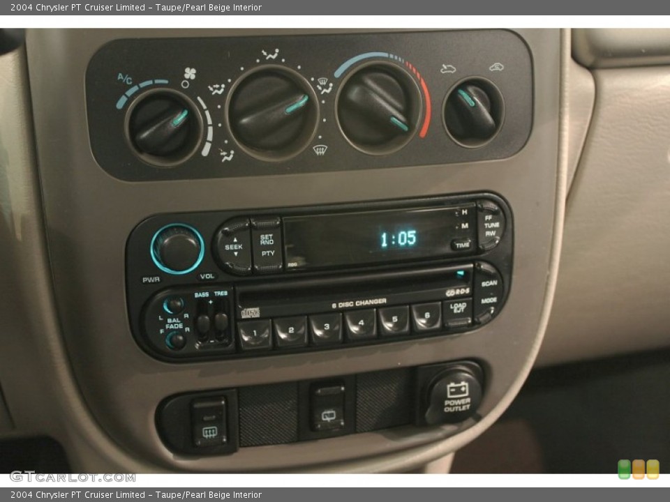 Taupe/Pearl Beige Interior Controls for the 2004 Chrysler PT Cruiser Limited #59418509