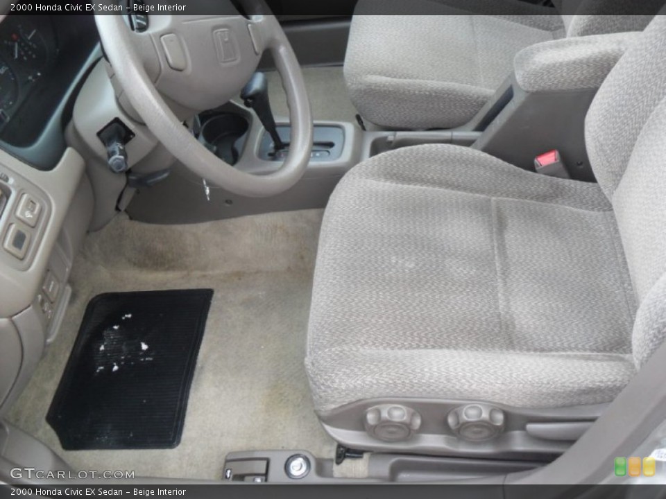 Beige Interior Photo for the 2000 Honda Civic EX Sedan #59419916