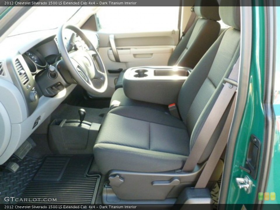 Dark Titanium Interior Photo for the 2012 Chevrolet Silverado 1500 LS Extended Cab 4x4 #59420669