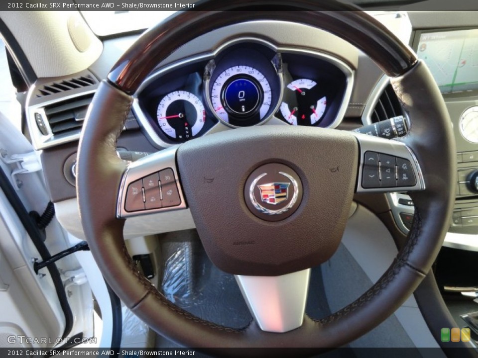Shale/Brownstone Interior Steering Wheel for the 2012 Cadillac SRX Performance AWD #59420750
