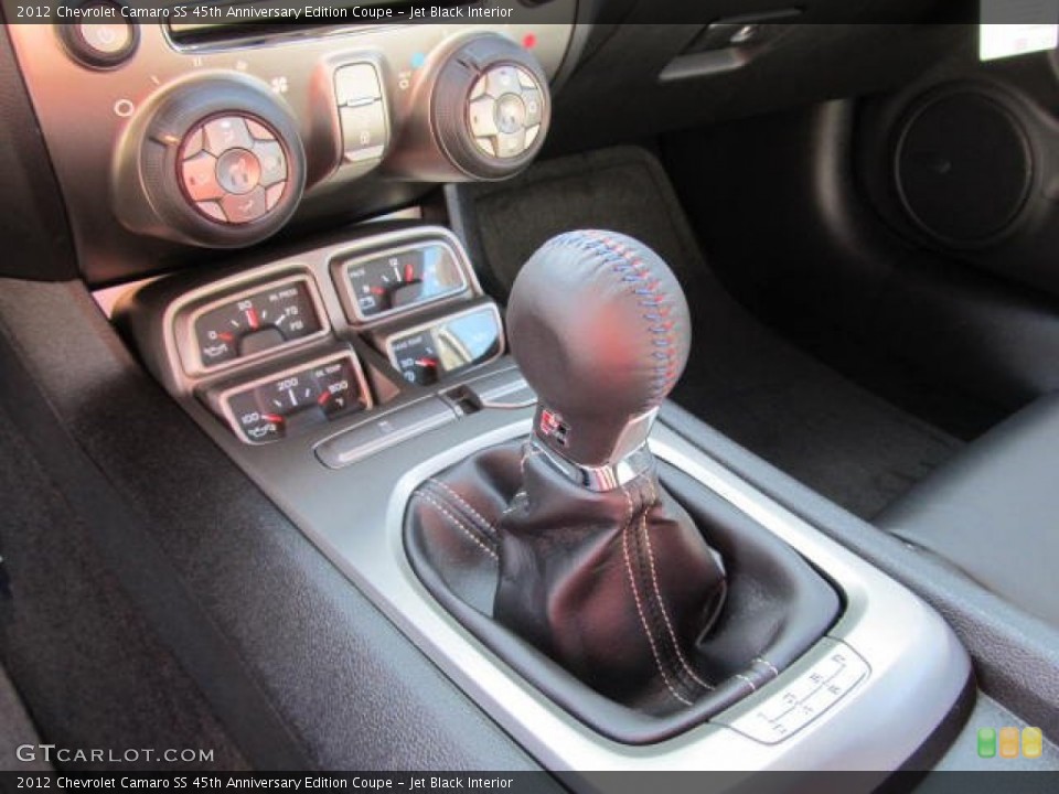 Jet Black Interior Transmission for the 2012 Chevrolet Camaro SS 45th Anniversary Edition Coupe #59422007