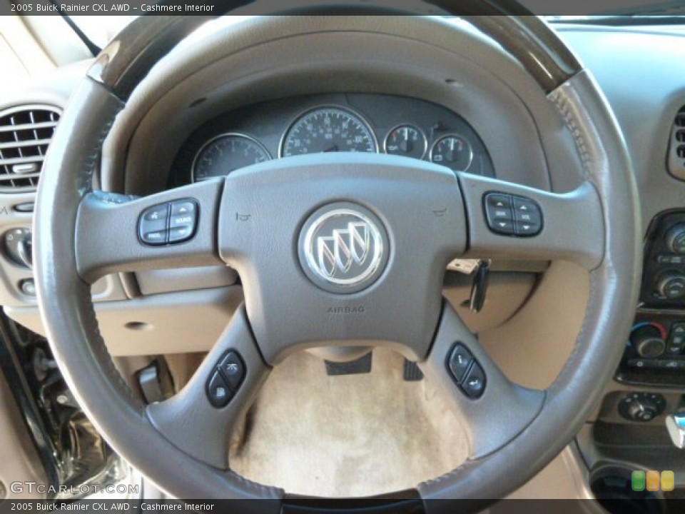Cashmere Interior Steering Wheel for the 2005 Buick Rainier CXL AWD #59422343