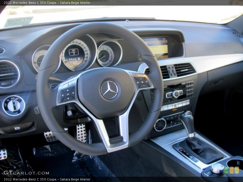 Sahara Beige Interior Dashboard for the 2012 Mercedes-Benz C 350 Coupe #59426992