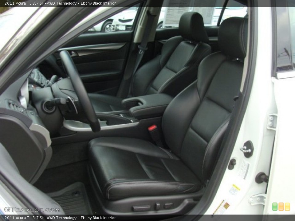 Ebony Black Interior Photo for the 2011 Acura TL 3.7 SH-AWD Technology #59427338