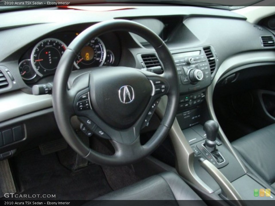 Ebony Interior Dashboard for the 2010 Acura TSX Sedan #59427917