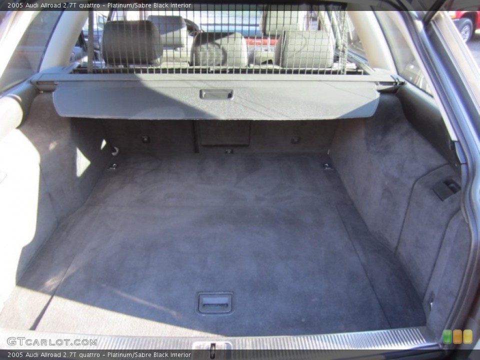 Platinum/Sabre Black Interior Trunk for the 2005 Audi Allroad 2.7T quattro #59427947