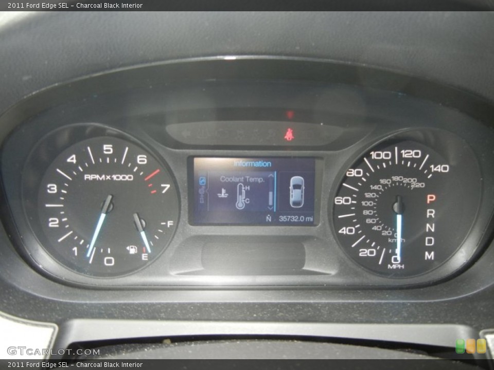 Charcoal Black Interior Gauges for the 2011 Ford Edge SEL #59428040