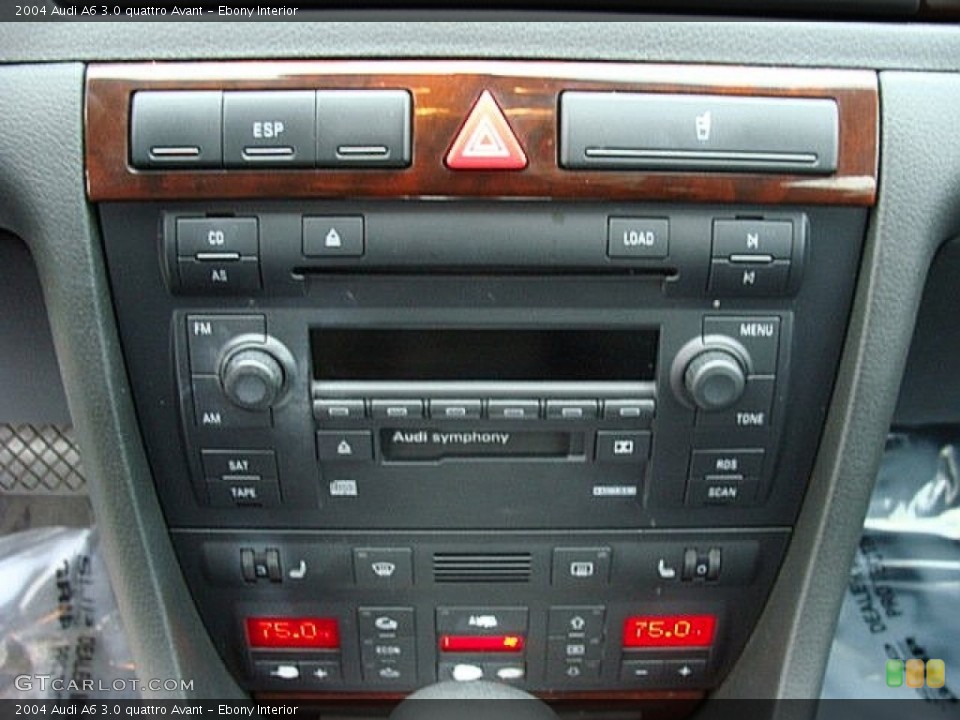 Ebony Interior Controls for the 2004 Audi A6 3.0 quattro Avant #59428871