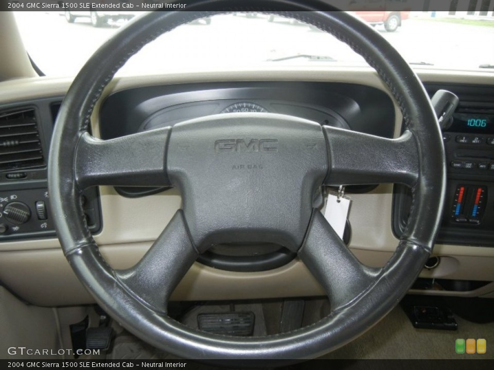 Neutral Interior Steering Wheel for the 2004 GMC Sierra 1500 SLE Extended Cab #59429456