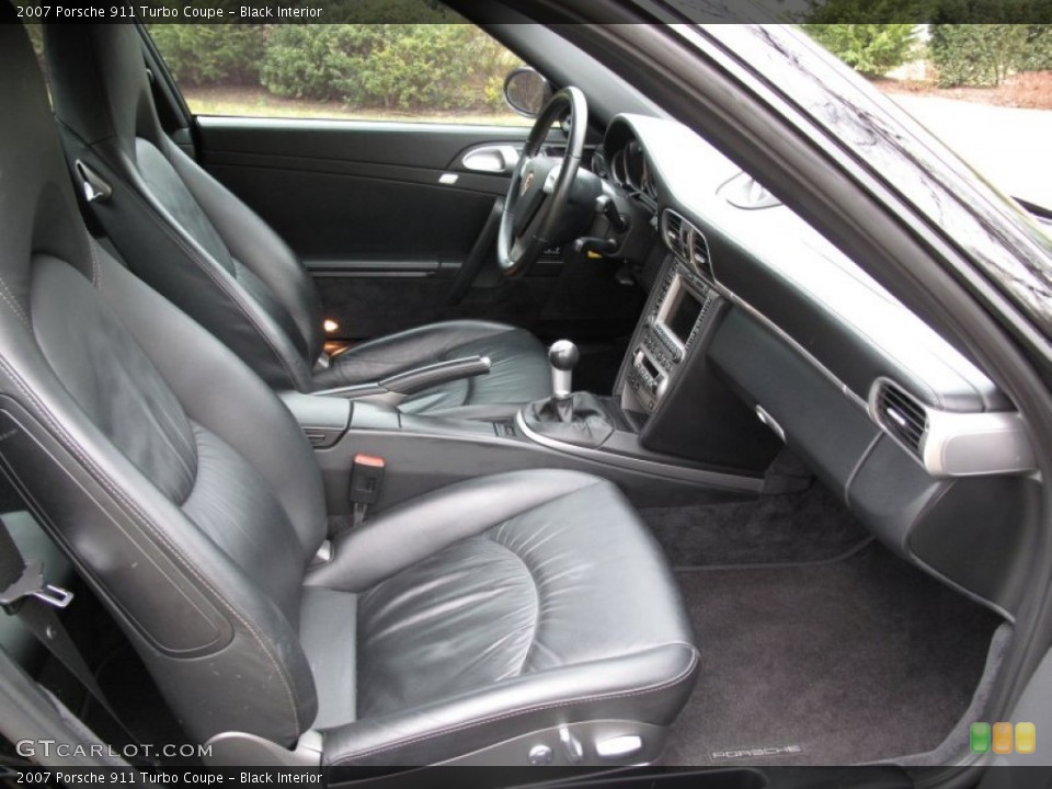 Black Interior Photo for the 2007 Porsche 911 Turbo Coupe #59429750