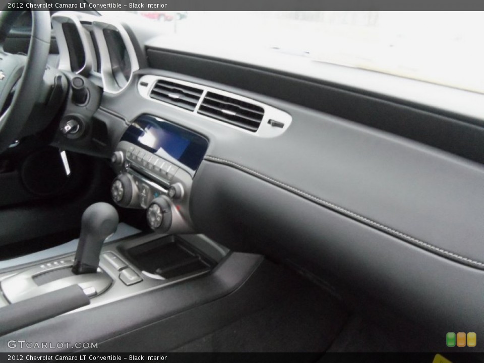 Black Interior Dashboard for the 2012 Chevrolet Camaro LT Convertible #59430410