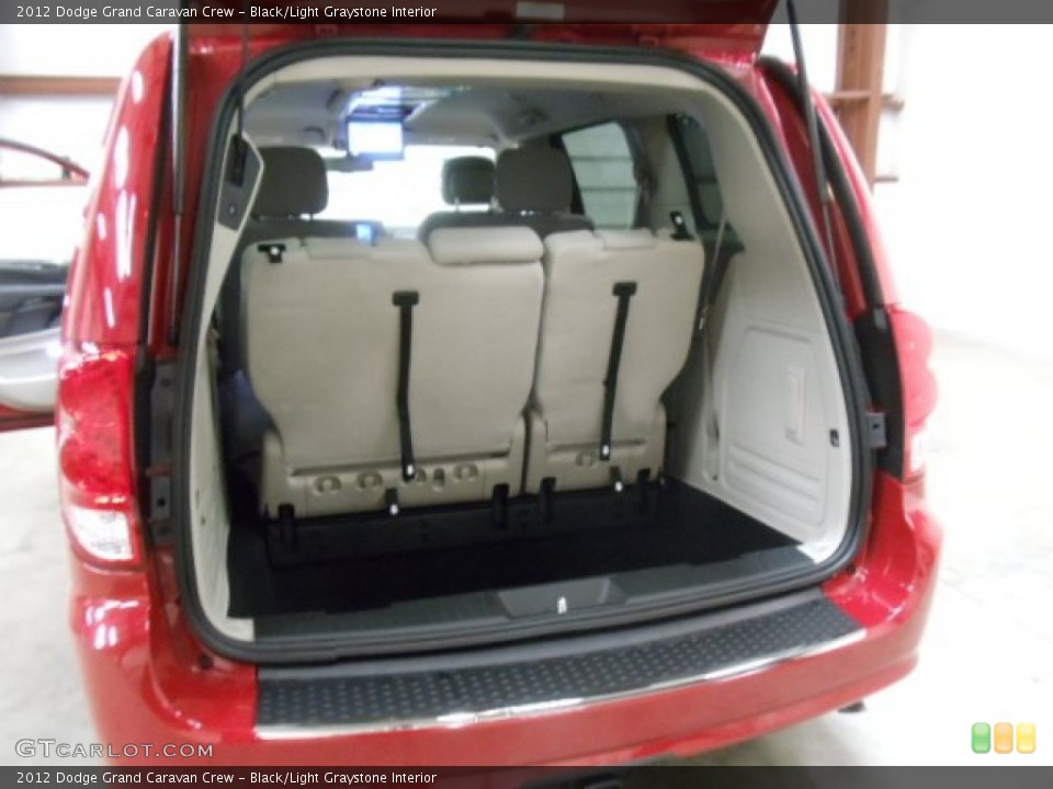 Black/Light Graystone Interior Trunk for the 2012 Dodge Grand Caravan Crew #59431556