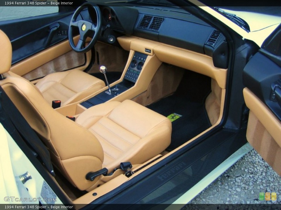Beige Interior Dashboard for the 1994 Ferrari 348 Spider #59434742