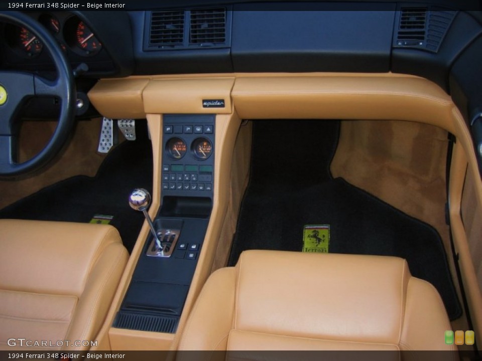 Beige Interior Dashboard for the 1994 Ferrari 348 Spider #59434760