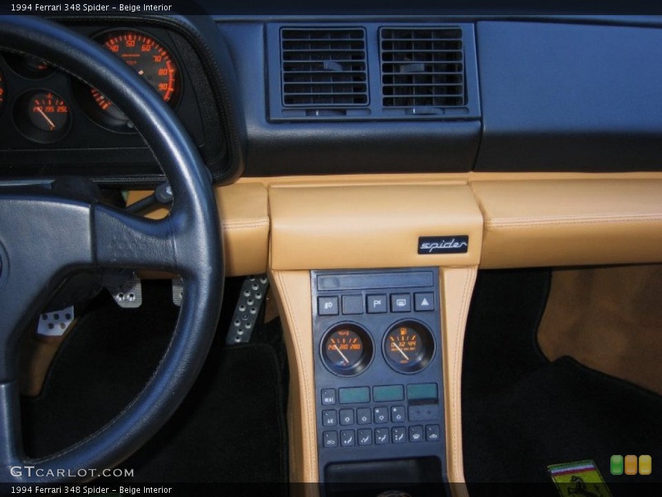 Beige Interior Controls for the 1994 Ferrari 348 Spider #59434808