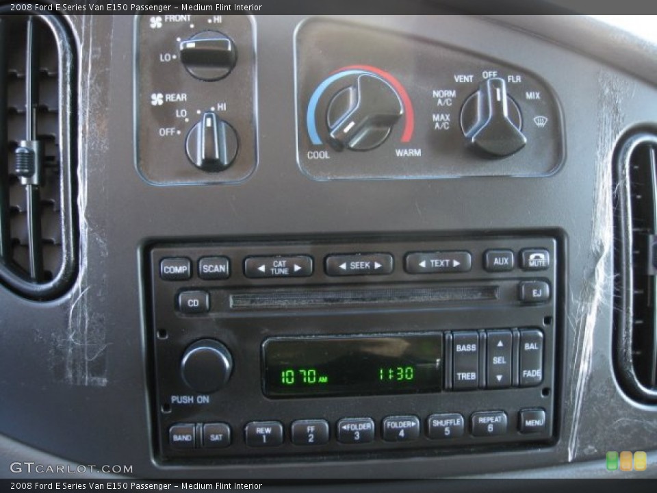 Medium Flint Interior Controls for the 2008 Ford E Series Van E150 Passenger #59435099