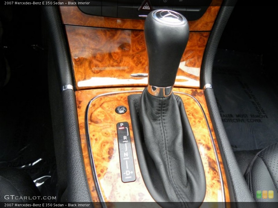 Black Interior Transmission for the 2007 Mercedes-Benz E 350 Sedan #59435747