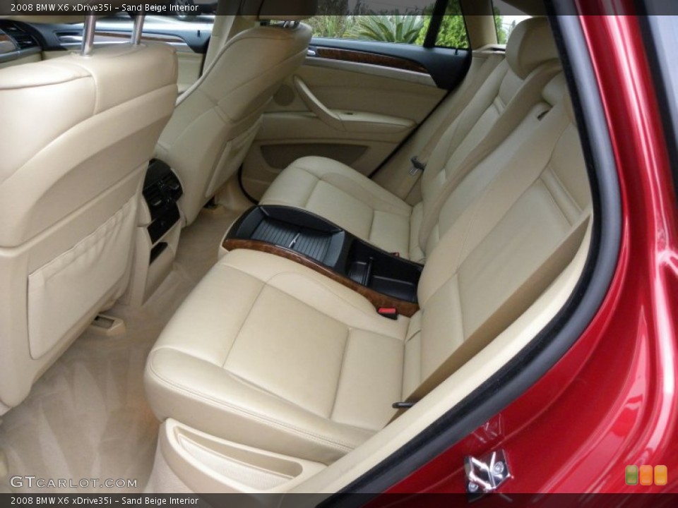 Sand Beige Interior Photo for the 2008 BMW X6 xDrive35i #59437529