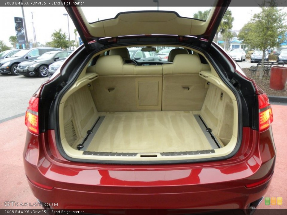 Sand Beige Interior Trunk for the 2008 BMW X6 xDrive35i #59437604