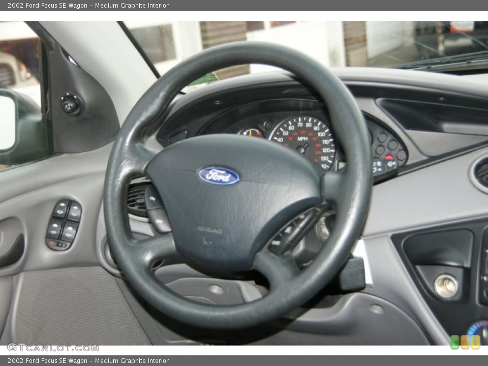 Medium Graphite Interior Steering Wheel for the 2002 Ford Focus SE Wagon #59443451
