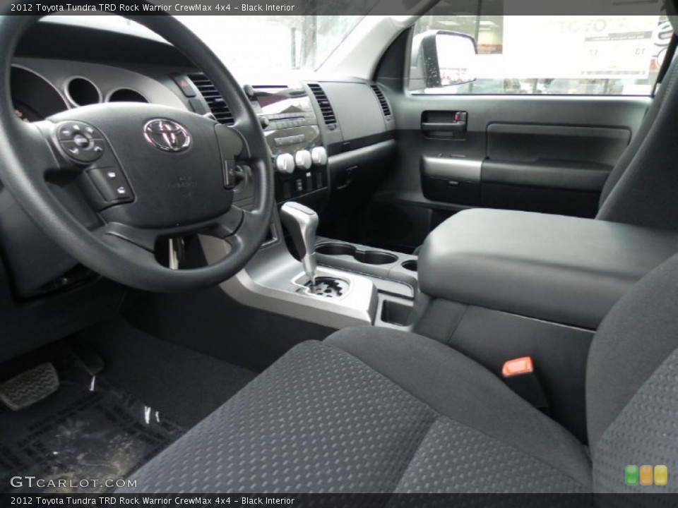 Black Interior Photo for the 2012 Toyota Tundra TRD Rock Warrior CrewMax 4x4 #59445200