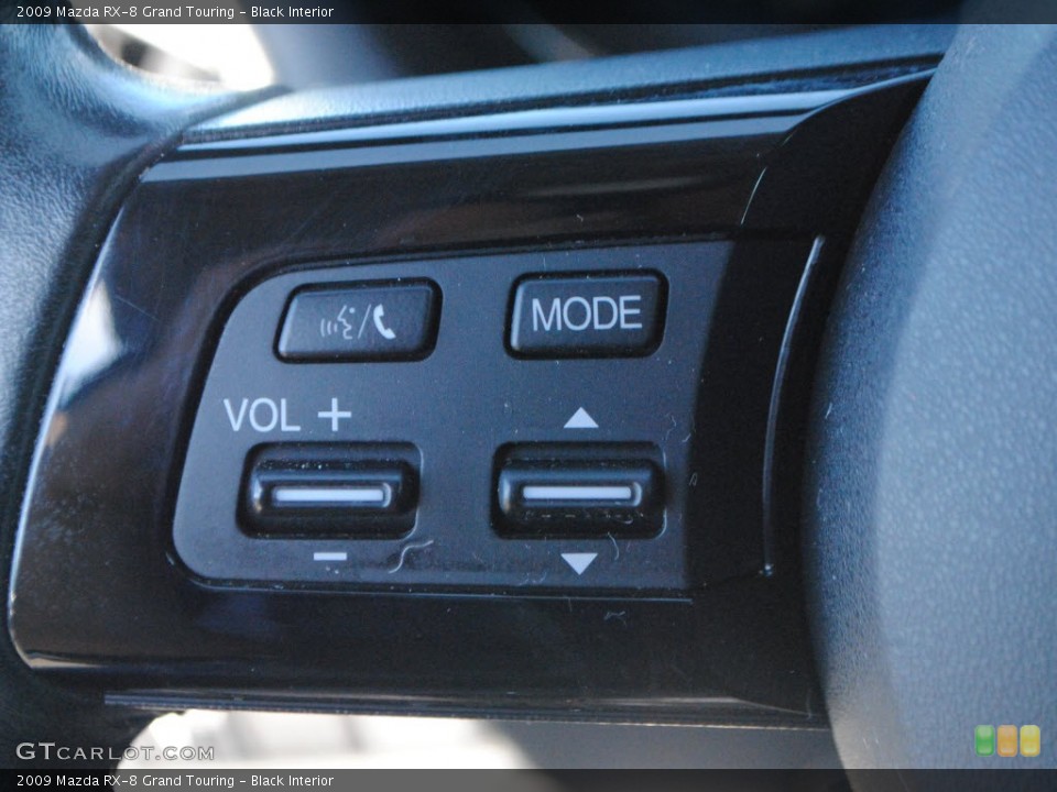 Black Interior Controls for the 2009 Mazda RX-8 Grand Touring #59445989