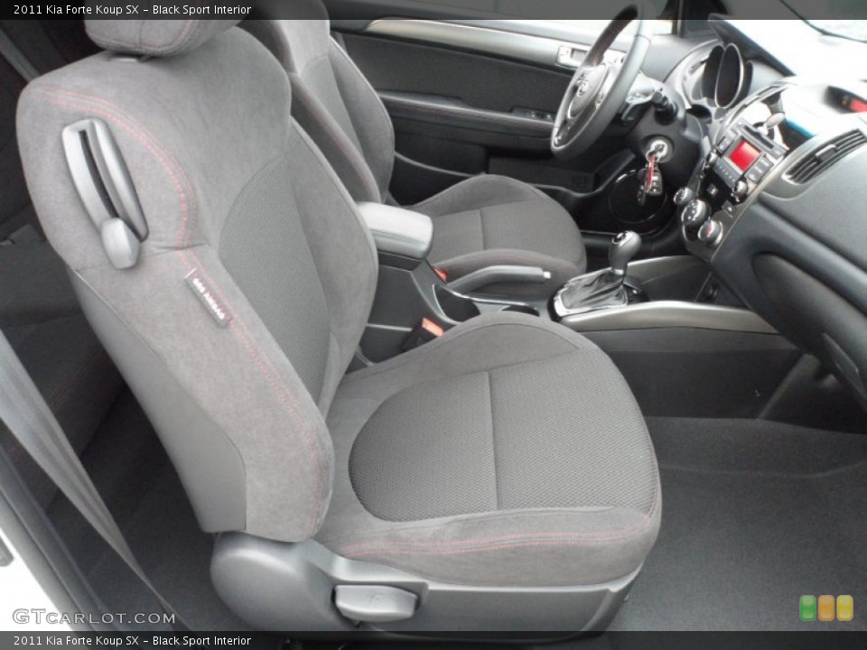 Black Sport Interior Photo for the 2011 Kia Forte Koup SX #59451098