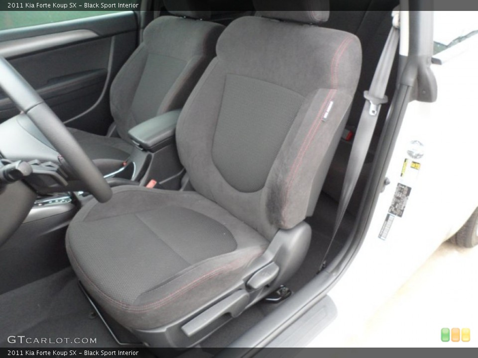 Black Sport Interior Photo for the 2011 Kia Forte Koup SX #59451131