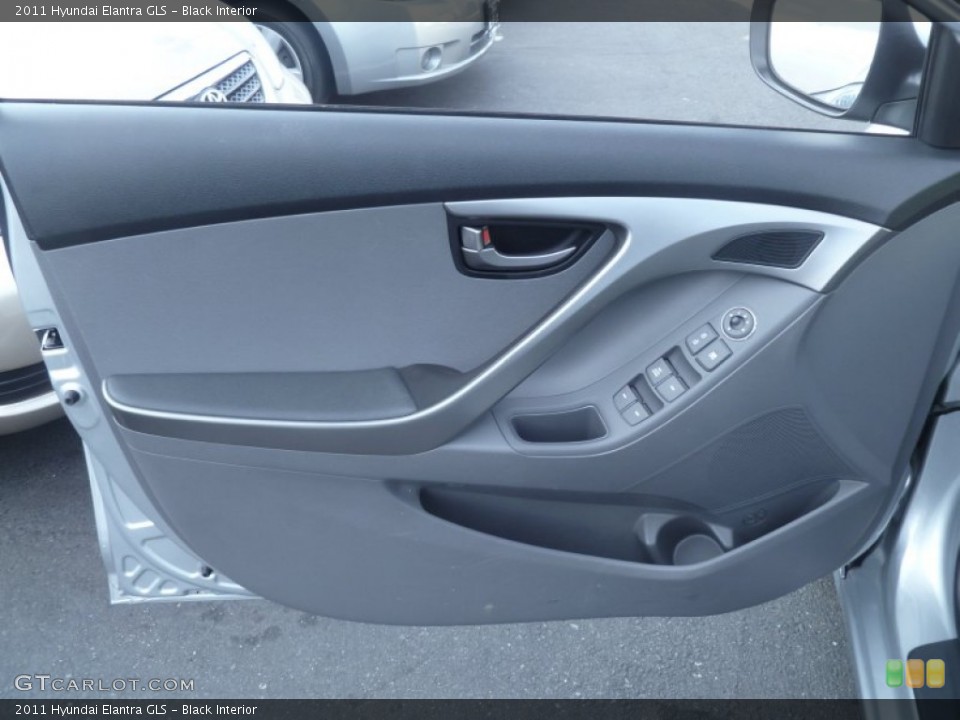 Black Interior Door Panel for the 2011 Hyundai Elantra GLS #59451863