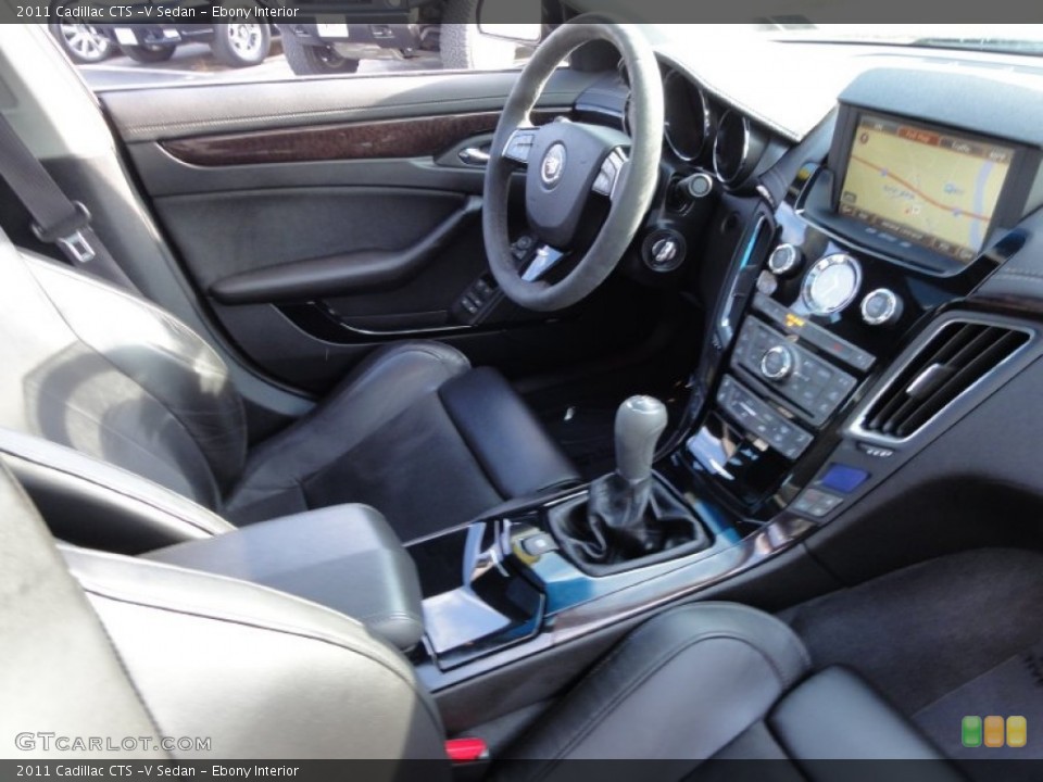 Ebony Interior Photo for the 2011 Cadillac CTS -V Sedan #59452829