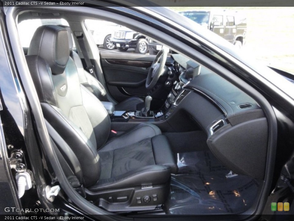 Ebony Interior Photo for the 2011 Cadillac CTS -V Sedan #59452838