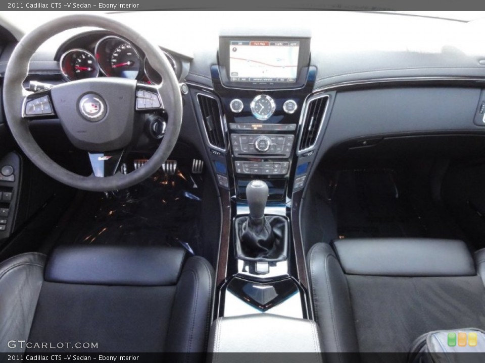 Ebony Interior Dashboard for the 2011 Cadillac CTS -V Sedan #59452910
