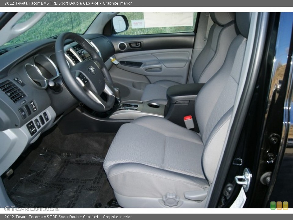 Graphite Interior Photo for the 2012 Toyota Tacoma V6 TRD Sport Double Cab 4x4 #59454386