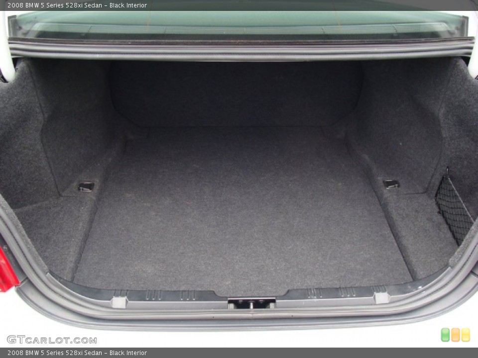 Black Interior Trunk for the 2008 BMW 5 Series 528xi Sedan #59455232