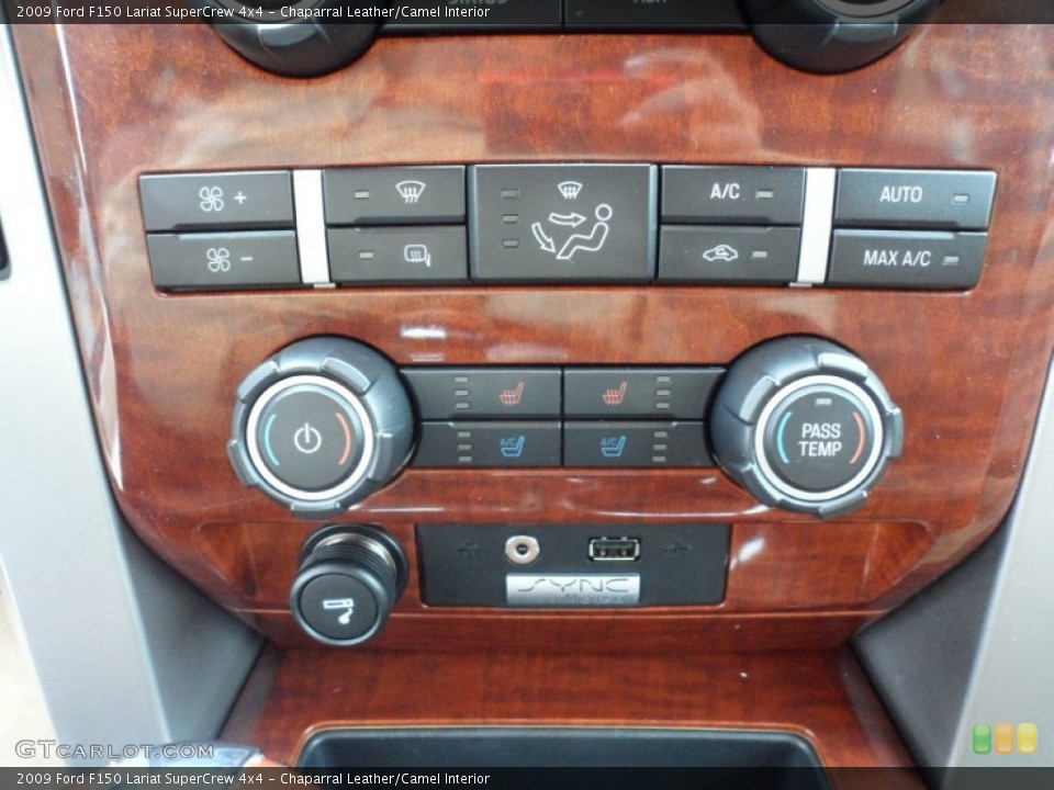 Chaparral Leather/Camel Interior Controls for the 2009 Ford F150 Lariat SuperCrew 4x4 #59455385