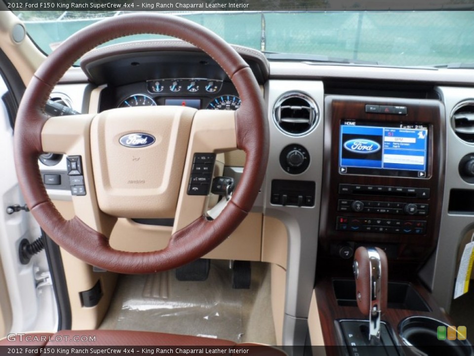 King Ranch Chaparral Leather Interior Dashboard for the 2012 Ford F150 King Ranch SuperCrew 4x4 #59457428