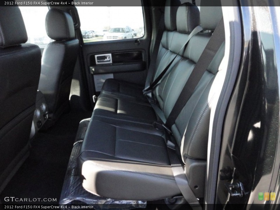 Black Interior Photo for the 2012 Ford F150 FX4 SuperCrew 4x4 #59458529