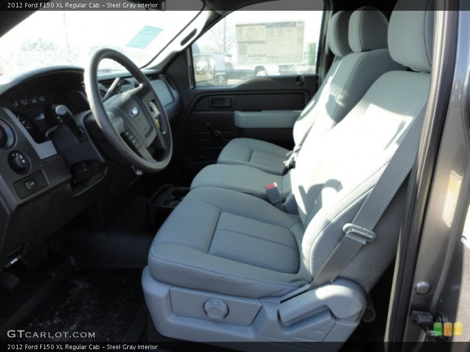 Steel Gray Interior Photo for the 2012 Ford F150 XL Regular Cab #59459021