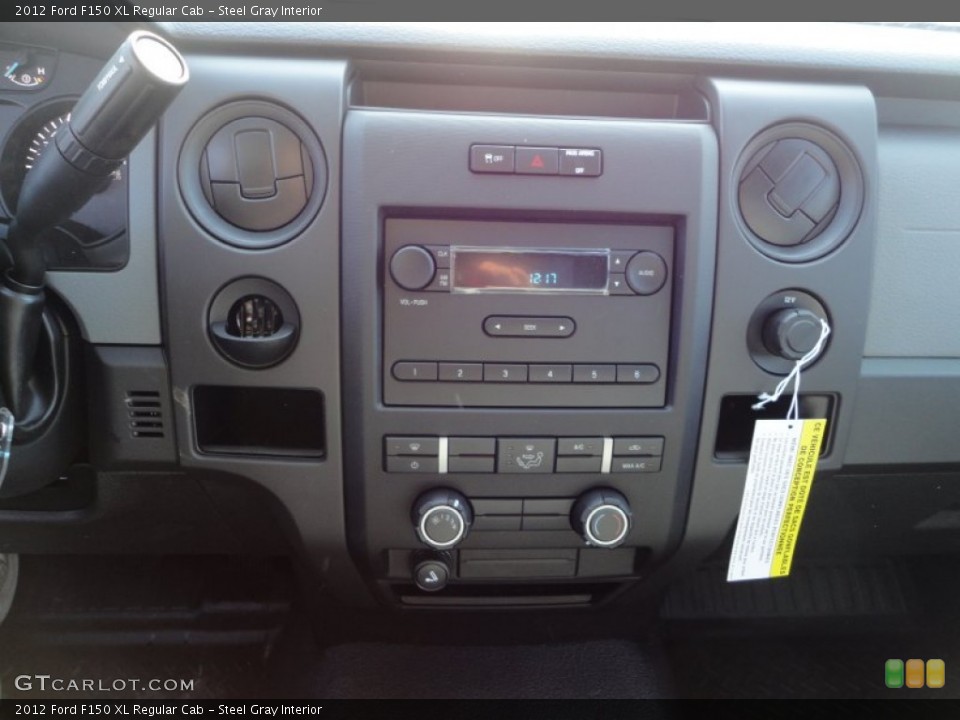 Steel Gray Interior Controls for the 2012 Ford F150 XL Regular Cab #59459030
