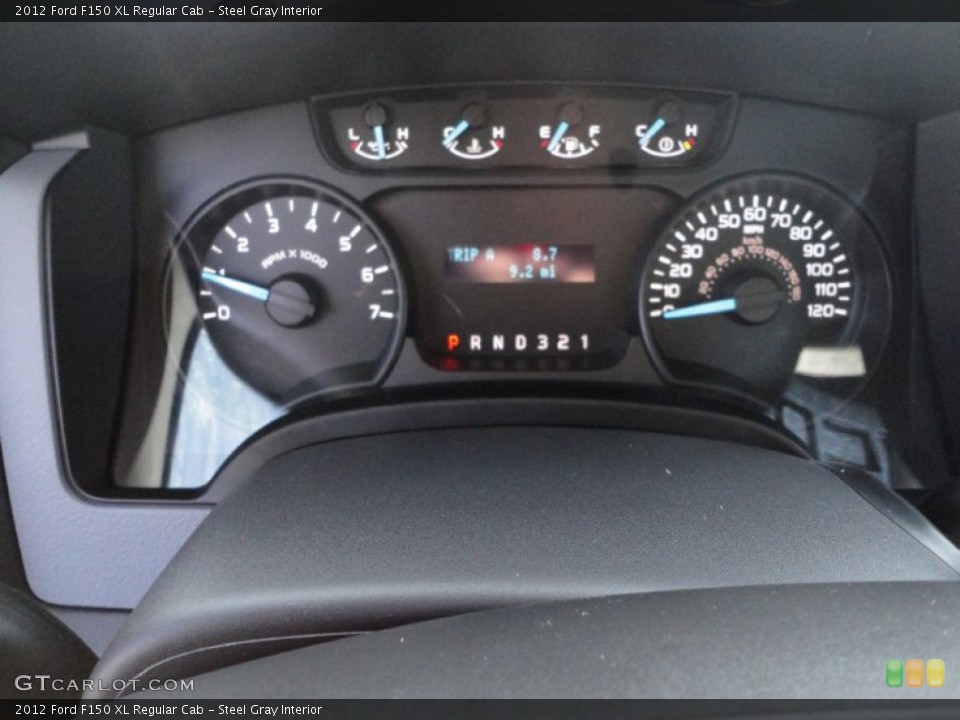 Steel Gray Interior Gauges for the 2012 Ford F150 XL Regular Cab #59459045