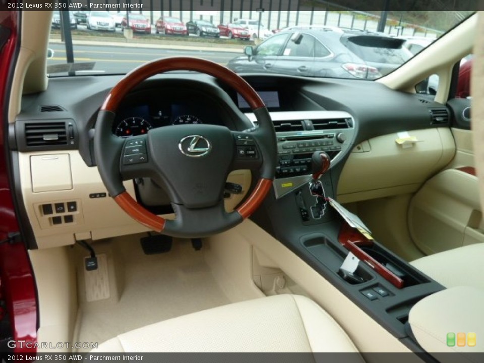 Parchment Interior Prime Interior for the 2012 Lexus RX 350 AWD #59463914
