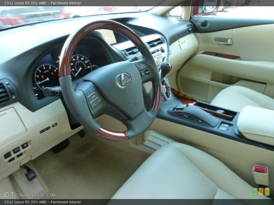 Parchment Interior Photo for the 2012 Lexus RX 350 AWD #59464097