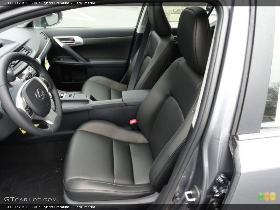 Black Interior Photo for the 2012 Lexus CT 200h Hybrid Premium #59464409