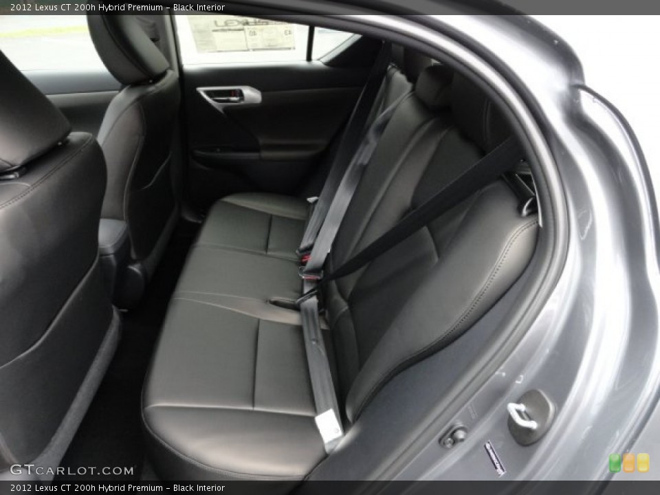 Black Interior Photo for the 2012 Lexus CT 200h Hybrid Premium #59464418