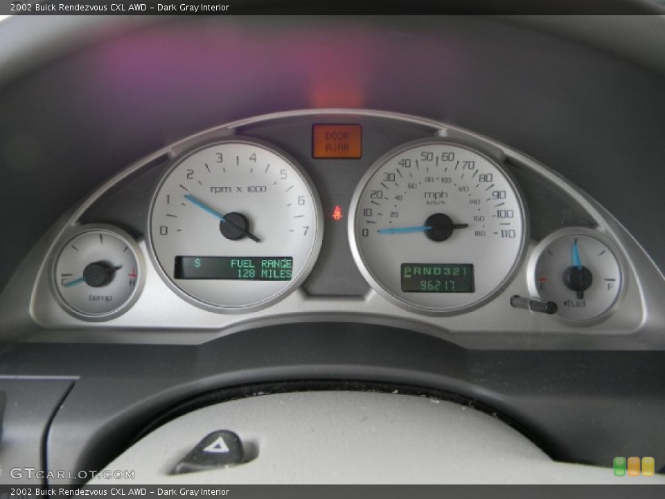 Dark Gray Interior Gauges for the 2002 Buick Rendezvous CXL AWD #59466342